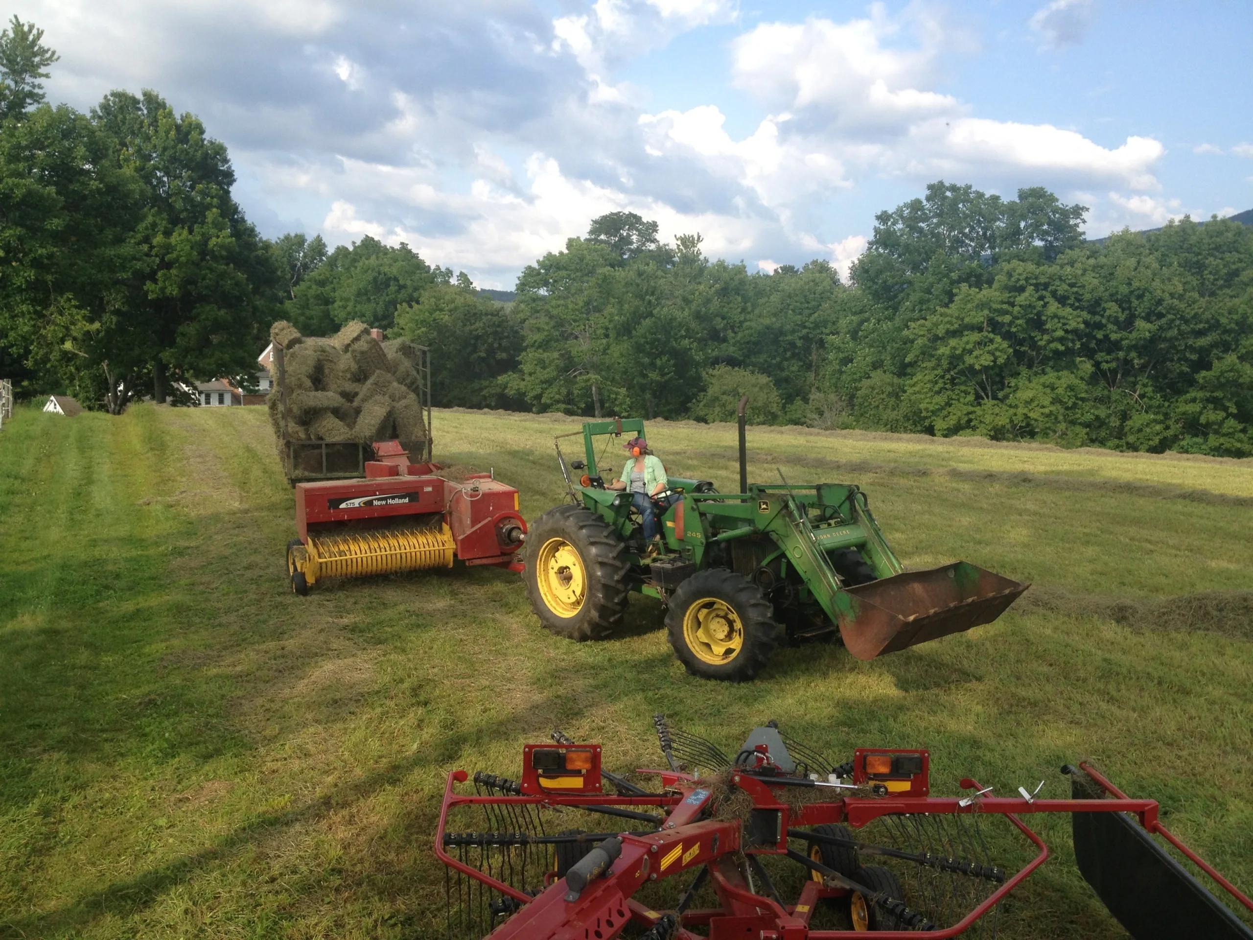 First Videos of First Successful Haying for the Year